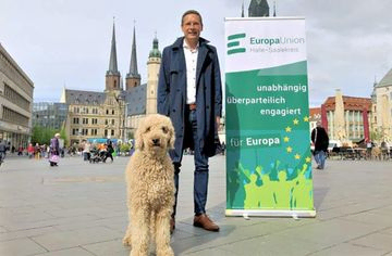 Alexander Vogt ist einer der Mitbegründer des überparteilichen Vereins „Europa-Union Halle-Saalekreis“. Warum der 45-Jährige sagt, dass die EU so wichtig für uns alle ist.